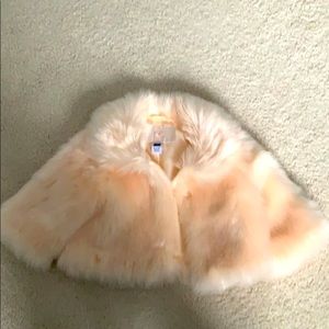 Janie and Jack Faux Fur Bolero